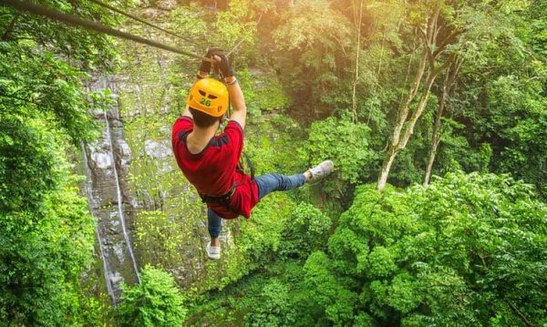 Zipline in wayanad